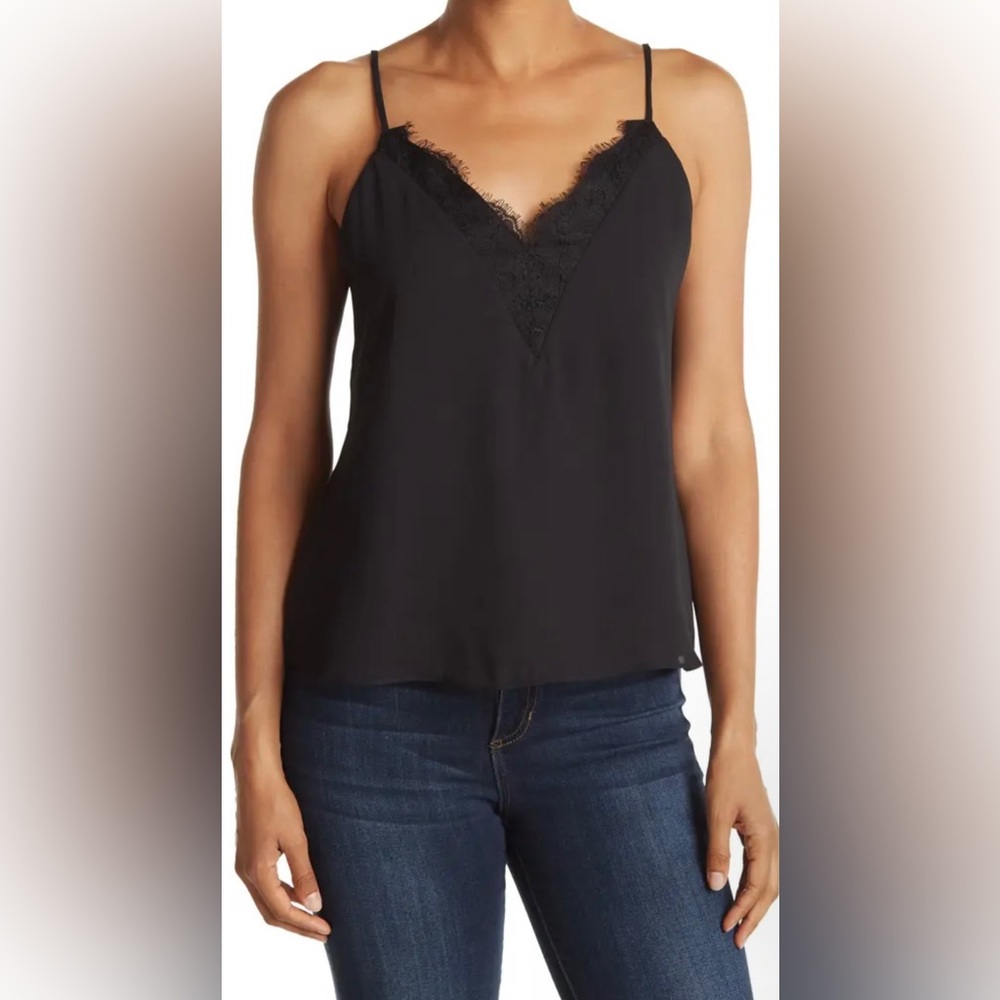 Melrose and Market Lace Cami in Black, Size M